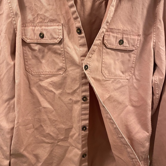 Aeropostale light pink button down “shacket” size medium - Picture 4 of 6